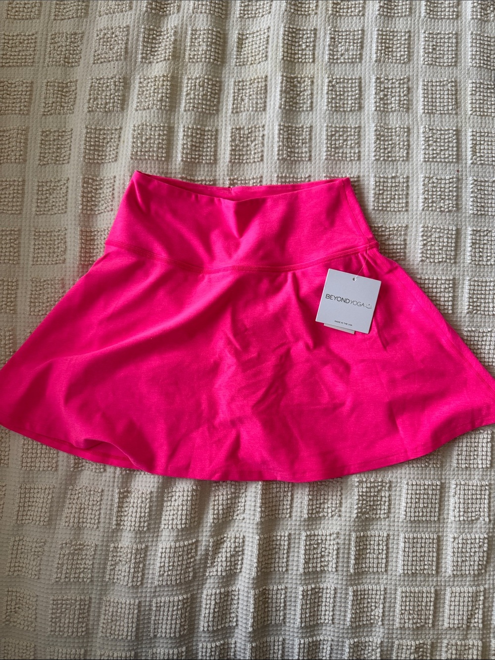 Beyond Yoga Hot Pink Mini Skirt